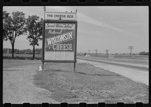 Sign on U.S. 41, Kenosha County, Wisconsin