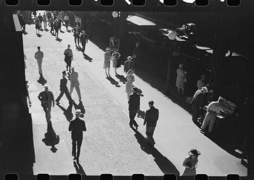 Five o'clock crowds, Chicago, Illinois
