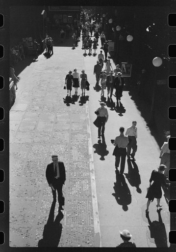 Five o'clock crowds, Chicago, Illinois