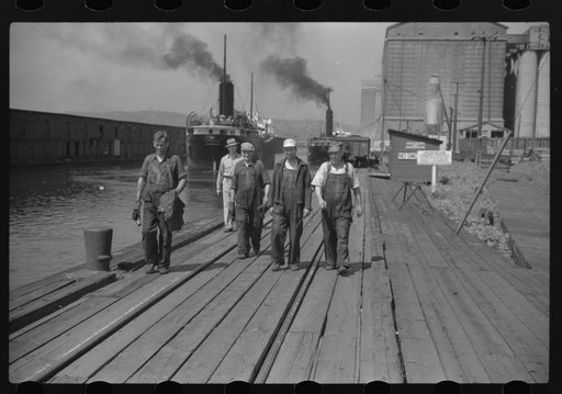 Untitled photo, possibly related to: Great Lakes port, Superior, Wisconsin