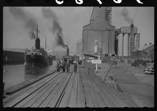 Untitled photo, possibly related to: Great Lakes port, Superior, Wisconsin