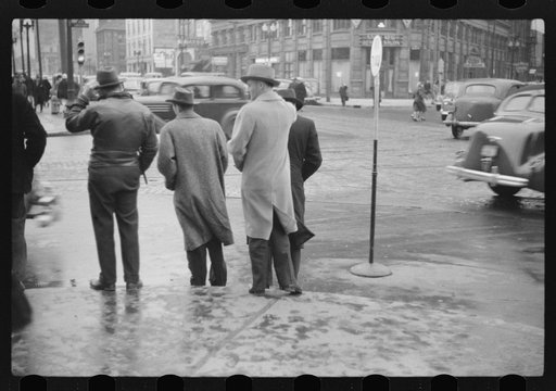 Rainy day, Indianapolis, Indiana
