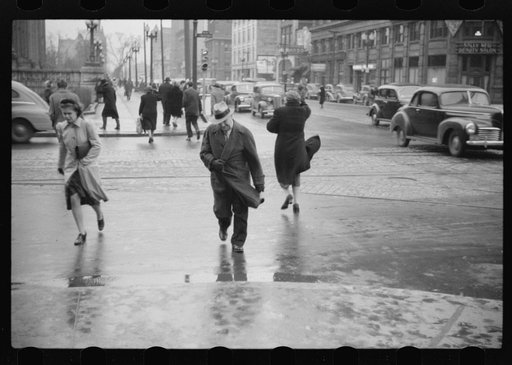 Rainy day, Indianapolis, Indiana