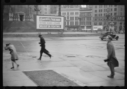 Rainy day, Indianapolis, Indiana