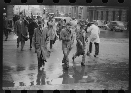 Rainy day, Indianapolis, Indiana