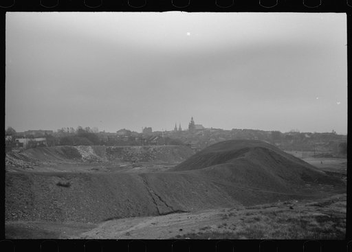 Untitled photo, possibly related to: Shenandoah, Pennsylvania. A view of the outskirts of a mining town