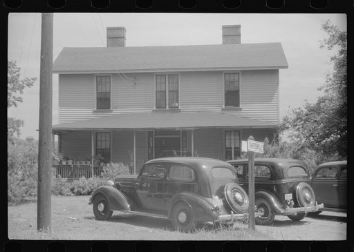 The boardinghouse in the company town of Swepsonville, North Carolina