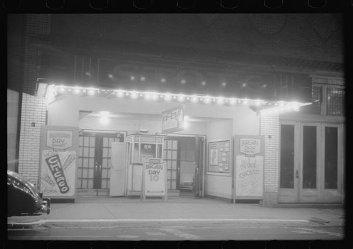 A small movie house on the main street of Durham, North Carolina