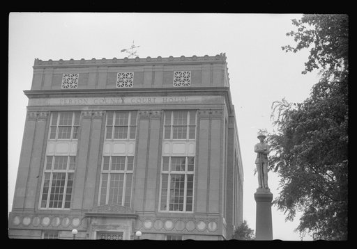 The county courthouse in Roxboro, North Carolina