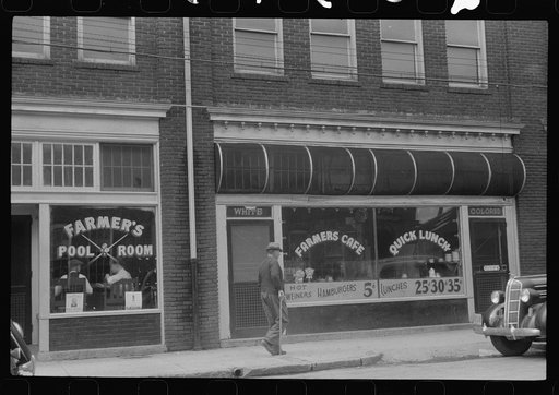 Untitled photo, possibly related to: A cafe near the tobacco market, Durham, North Carolina