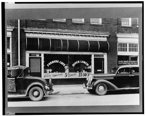 A cafe near the tobacco market, Durham, North Carolina