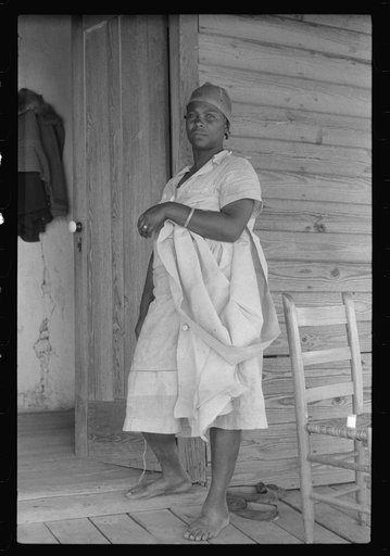 Negro tenant farmer's wife. Near Stem, North Carolina