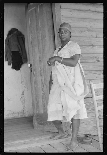 Untitled photo, possibly related to: Negro tenant farmer's wife. Near Stem, North Carolina