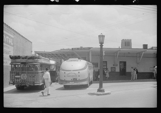 Bus station in Durham, North Carolina
