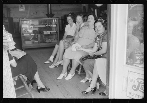 Untitled photo, possibly related to: The "gossip corner" in Stem, North Carolina