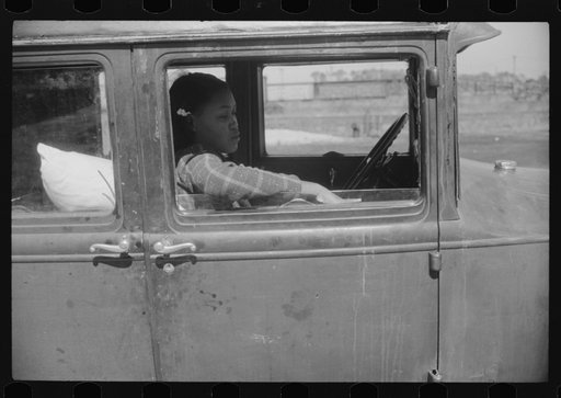 Untitled photo, possibly related to: Migratory agricultural worker waiting at the Little Creek end for the Norfolk-Cape Charles ferry