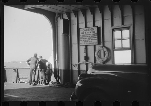 Untitled photo, possibly related to: On the Cape Charles-Little Creek ferry, Virginia