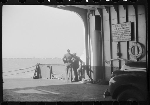 On the Cape Charles-Little Creek ferry, Virginia