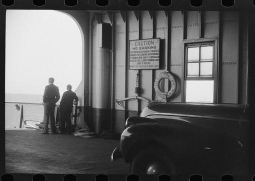 Untitled photo, possibly related to: On the Cape Charles-Little Creek ferry, Virginia