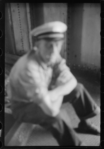 Untitled photo, possibly related to: A seaman aboard the Norfolk-Cape Charles ferry