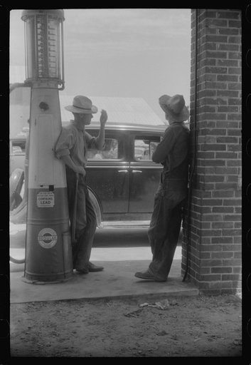 Untitled photo, possibly related to: Local farmers at the company store at Camden, North Carolina