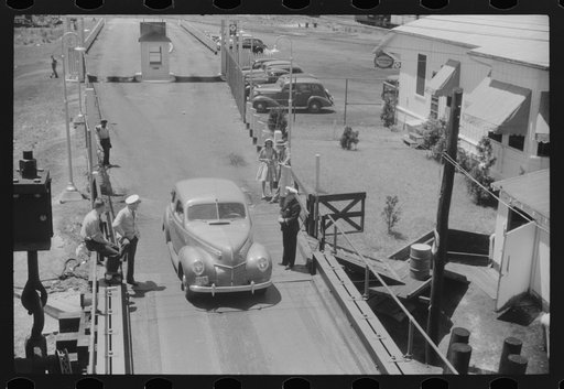 The dock at Little Creek, Virginia, the "Gateway to the South." The Norfolk end of the Norfolk-Cape Charles ferry