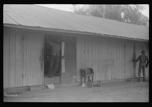Living quarters for migratory agricultural workers at Webster Canning Company, Cheriton, Virginia