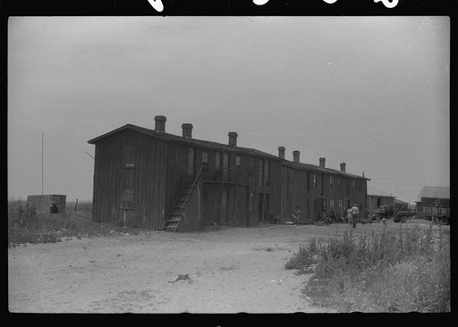 Housing for workers at W.T. Handy's packinghouse, Crisfield, Maryland