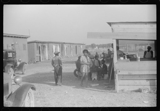 Camp for Negro migratory agricultural workers at Kings Creek Canning Company, Kings Creek, Maryland