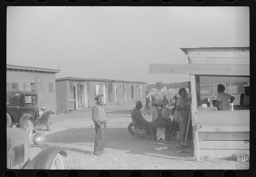 Untitled photo, possibly related to: Camp for Negro migratory agricultural workers at Kings Creek Canning Company, Kings Creek, Maryland
