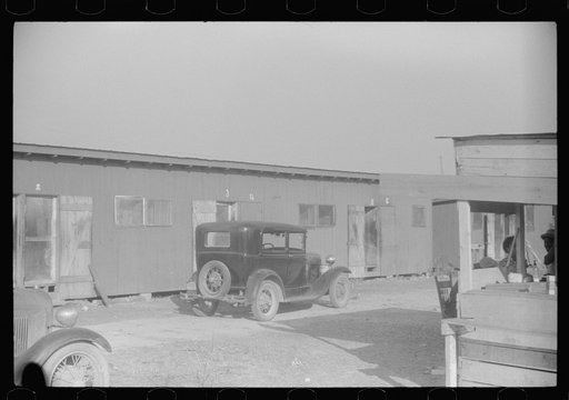 Untitled photo, possibly related to: Camp for Negro migratory agricultural workers at Kings Creek Canning Company, Kings Creek, Maryland