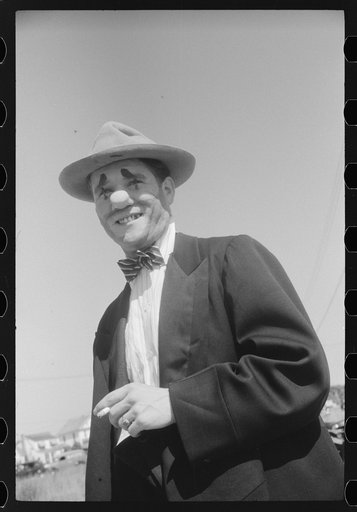 Clown at July 4th celebration in Salisbury, Maryland