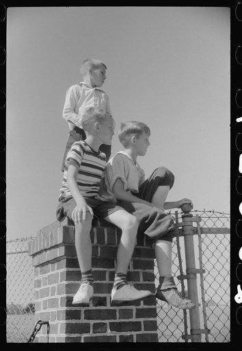 Spectators at soapbox auto race during July 4th celebration in Salisbury, Maryland