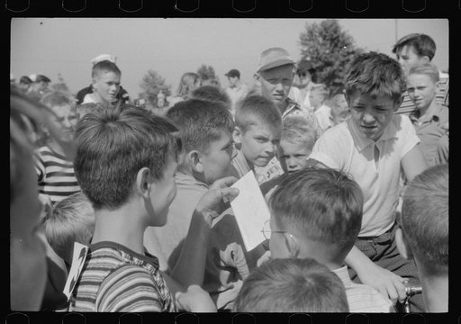 One of the winners of soapbox auto race during July 4th celebration at Salisbury, Maryland