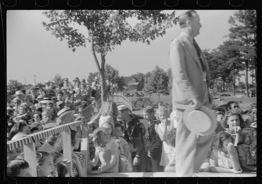 Untitled photo, possibly related to: The judges at the beauty contest during July 4th celebration at Salisbury, Maryland