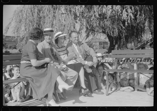 The judges at the beauty contest during July 4th celebration at Salisbury, Maryland