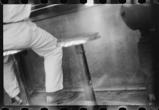 Untitled photo, possibly related to: In the cafe at a truck drivers' service station on U.S. 1 (New York Avenue), Washington, D.C.