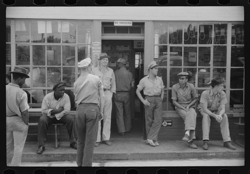 At a truck service station on U.S. 1 (New York Avenue), Washington, D.C.