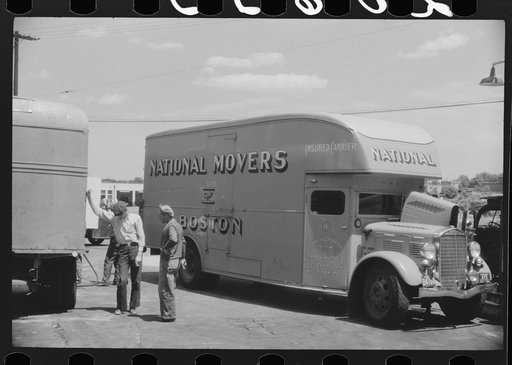At a truck service station on U.S. 1 (New York Avenue),  Washington, D.C.