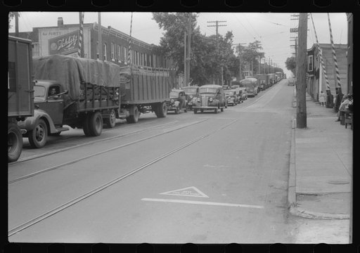 Untitled photo, possibly related to: U.S. 1 (alternate) on the outskirts of Baltimore, Maryland