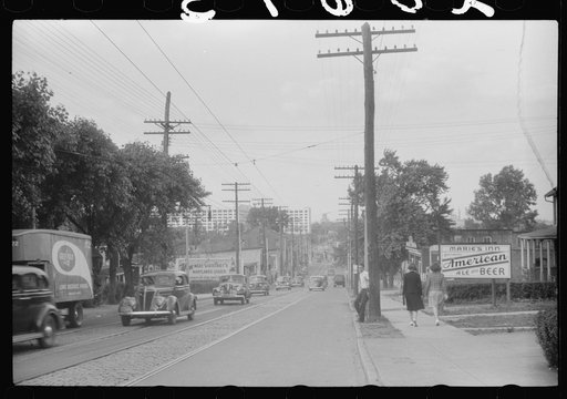 U.S. 1 (alternate) entering Baltimore, Maryland from the south