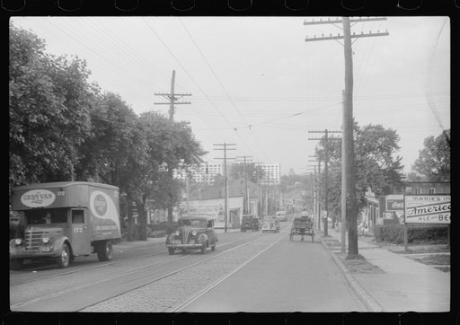 Untitled photo, possibly related to: U.S. 1 (alternate) entering Baltimore, Maryland from the south