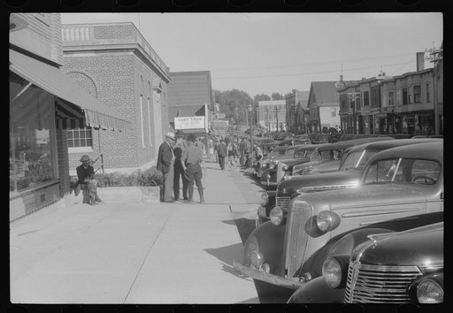 Untitled photo, possibly related to: Saturday afternoon on main street in Caribou, Maine