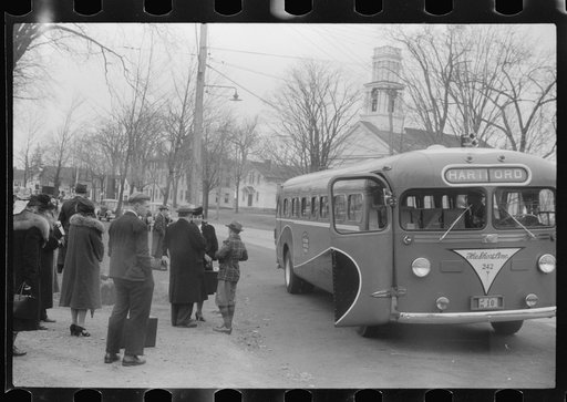 Untitled photo, possibly related to: Waiting for the bus in Colchester, Connecticut