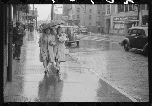 On a rainy day in Norwich, Connecticut