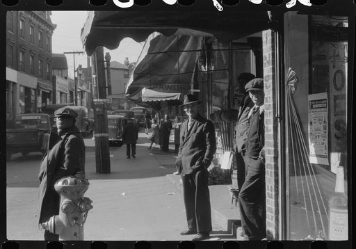 Untitled photo, possibly related to: Street scene on West Main Street, Norwich, Connecticut