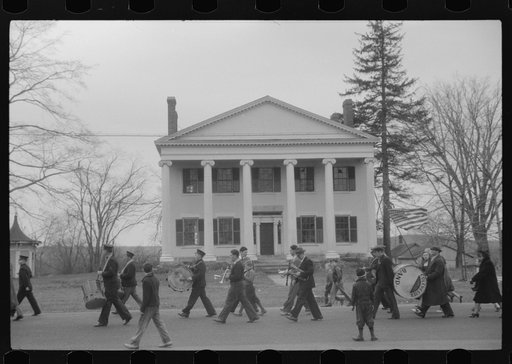 Untitled photo, possibly related to: Armistice Day parade in Colchester, Connecticut