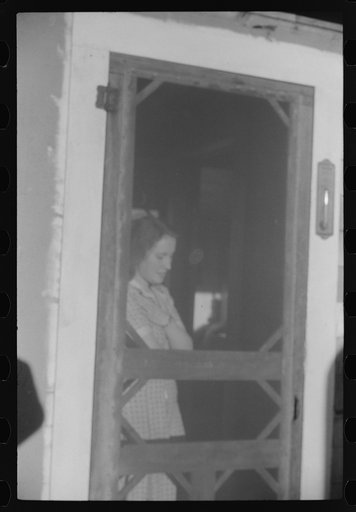 Untitled photo, possibly related to: Mrs. Willcox. Her home was damaged by the hurricane. Ledyard, Connecticut