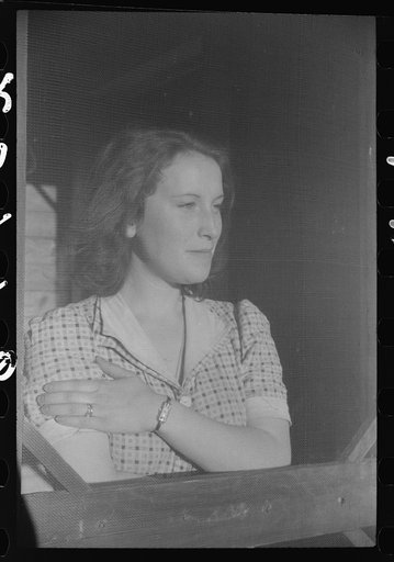 Untitled photo, possibly related to: Mrs. Willcox. Her home was damaged by the hurricane. Ledyard, Connecticut
