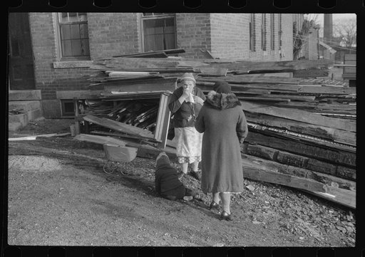 Women in the mill town of Ashton, Rhode Island